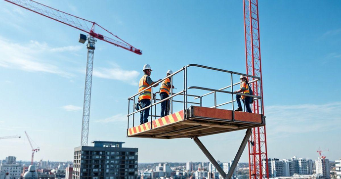 Plataforma trabalho em altura: segurança e eficiência nas operações verticais