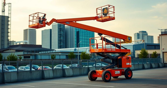 Plataforma articulada 12m é a solução ideal para trabalhos em altura com segurança e eficiência