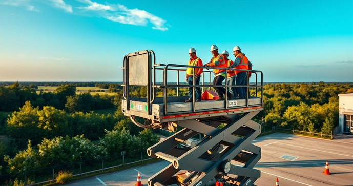 Plataforma tesoura elétrica: Descubra os benefícios e como escolher a ideal