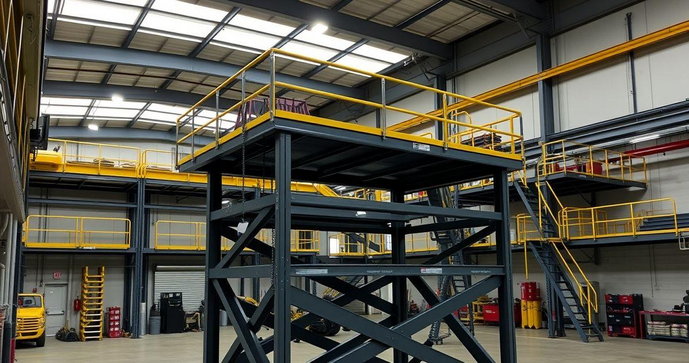 Plataforma elevada é a solução ideal para otimizar espaços e garantir segurança em ambientes industriais